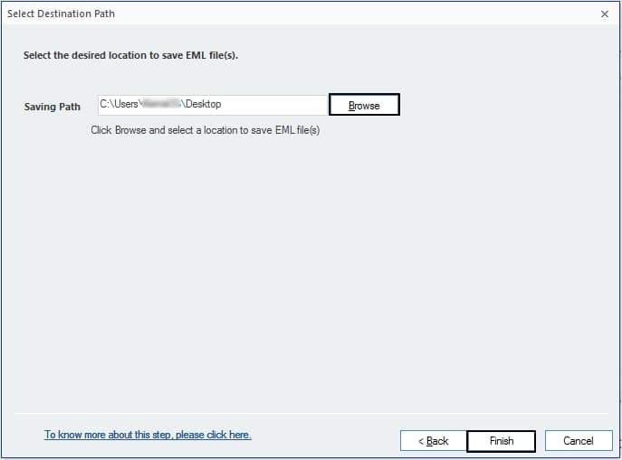 Launch MBOX to PST converter tool